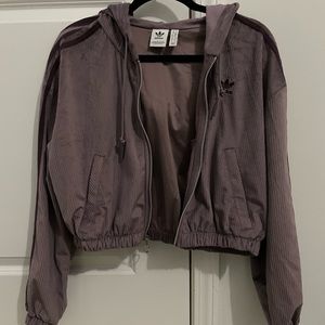 Crop Adidas textured Jacket